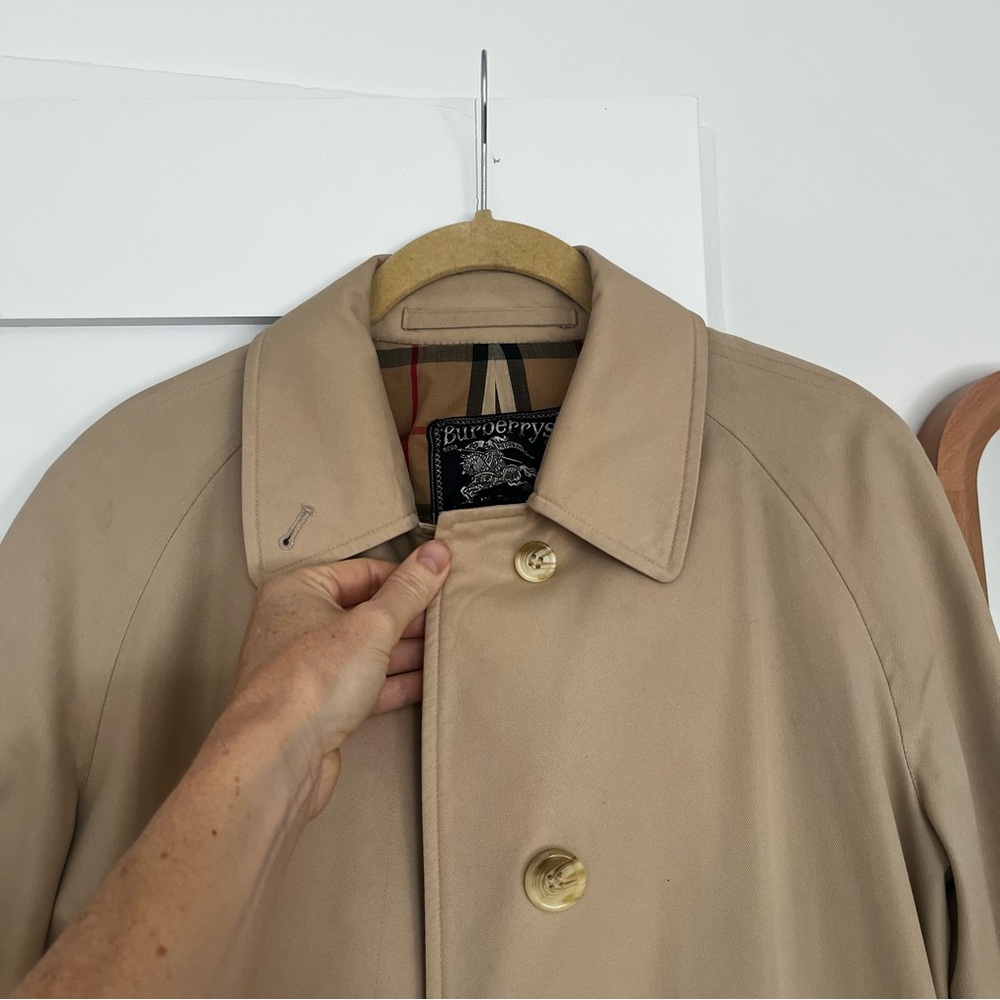 Burberry car coat long